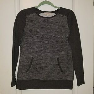 LOFT grey crew neck sweatshirt - Size XS